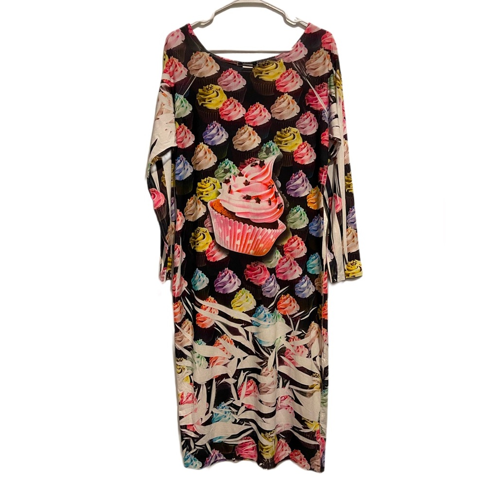 Cleo Apparel multicolor Cupcake 🧁 Bodycon dress 3X